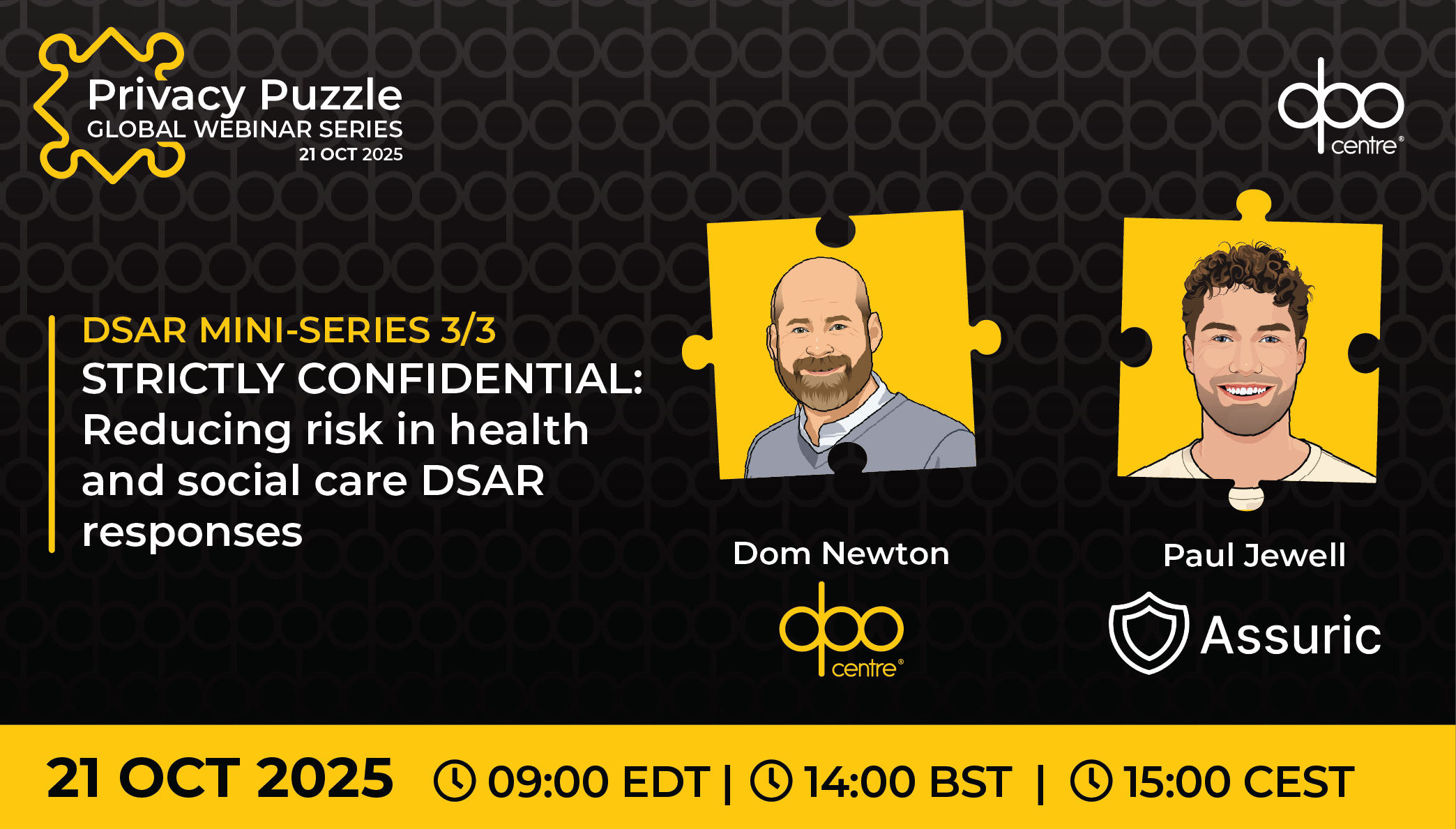 Strictly confidential - Privacy Puzzle - Contrast