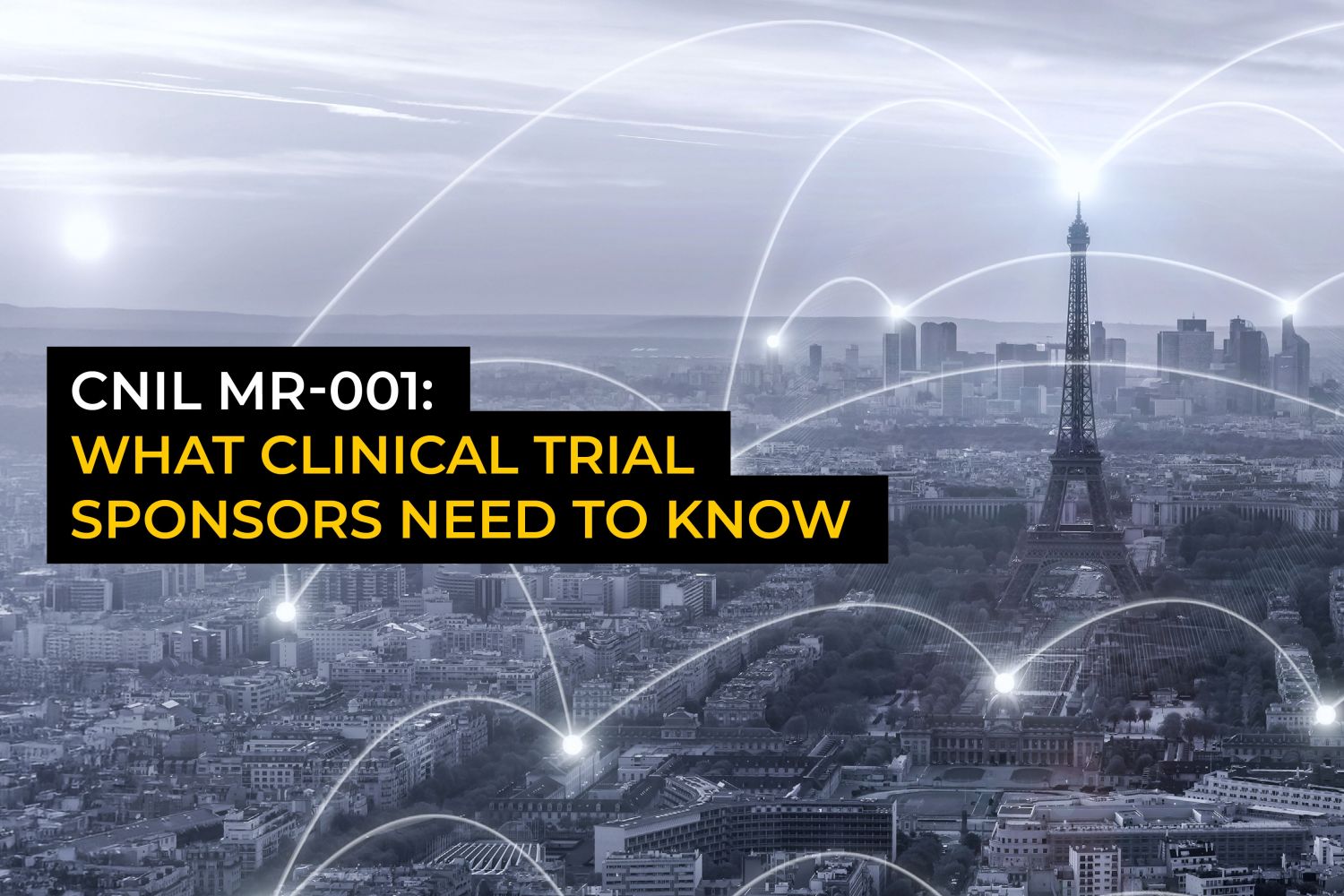 CNIL MR-001 requirements for clinical research in France